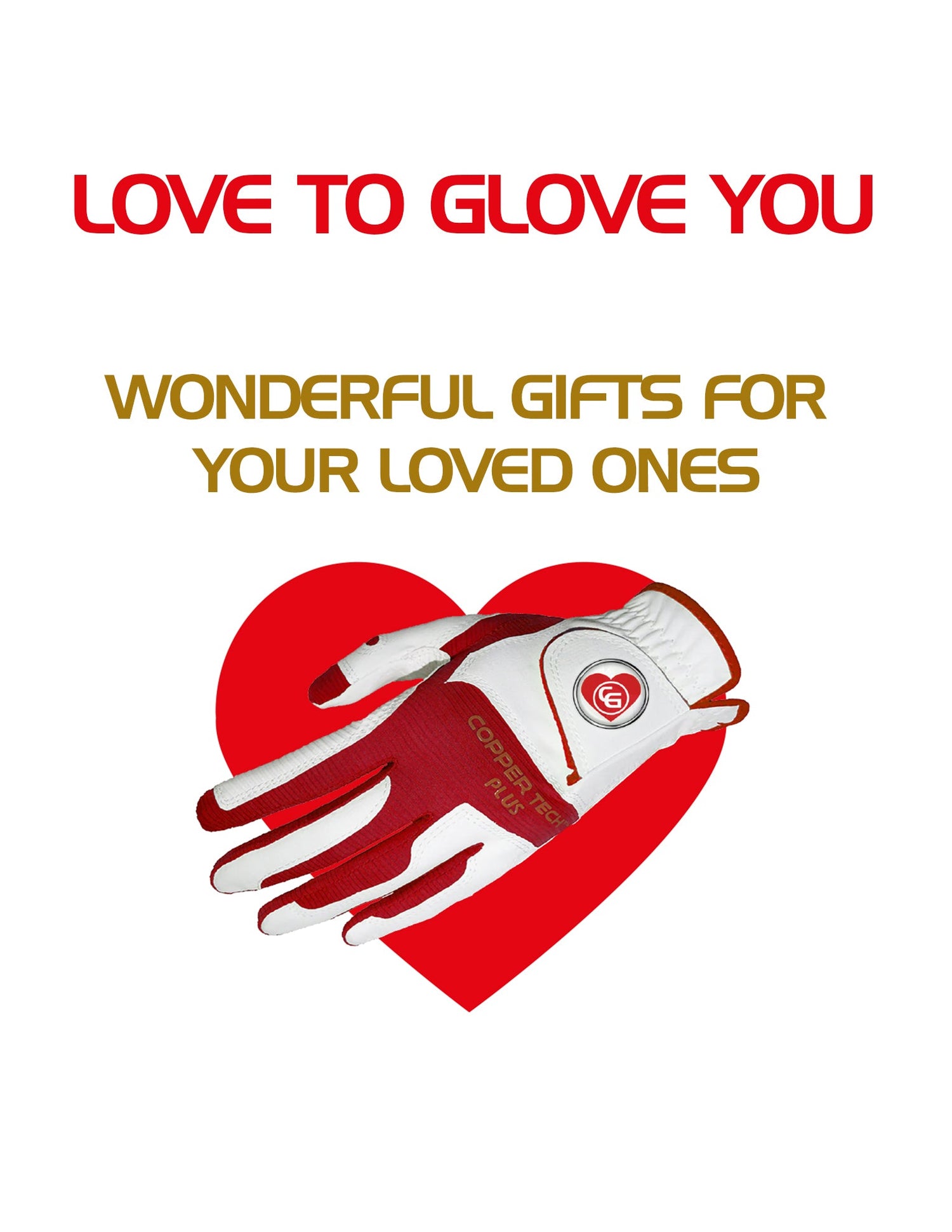 LOVE TO GLOVE YOU ALL-WEATHER ELITE GRIP GLOVES