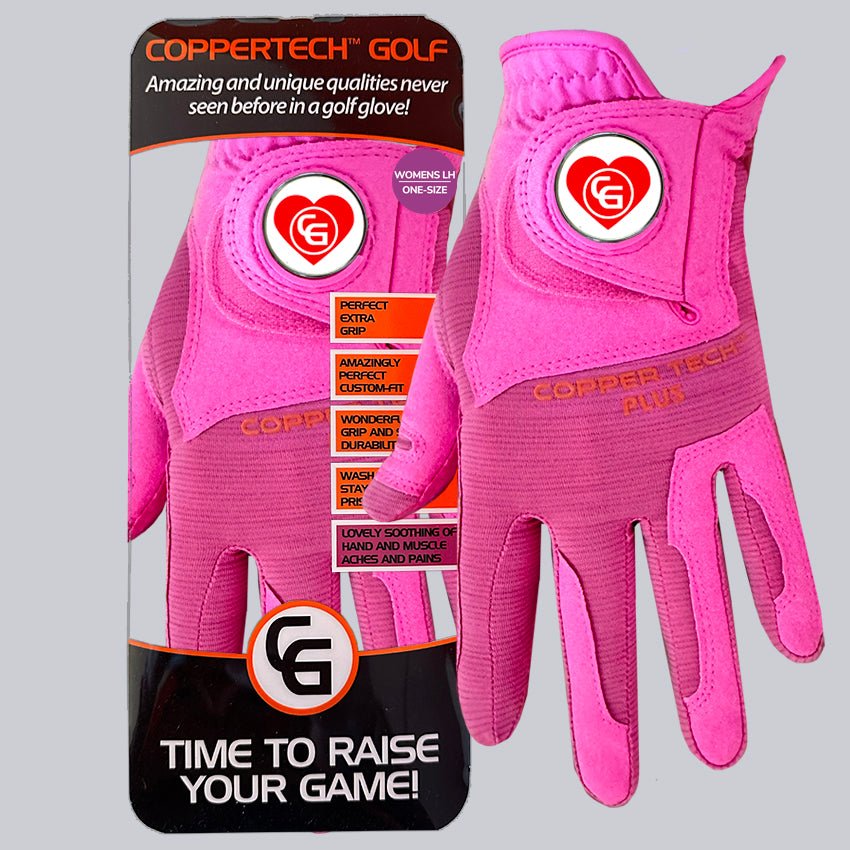 'LOVE TO GLOVE YOU' SPECIAL PINK COPPERTECH PLUS ELITE GRIP GLOVE