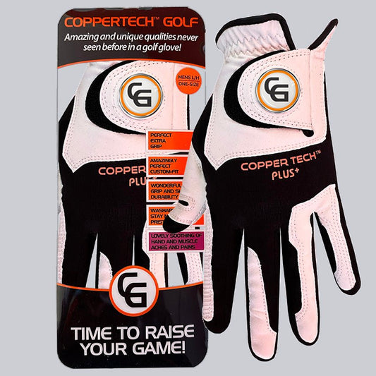 WHITE/BLACK COPPERTECH PLUS ELITE GRIP GLOVE