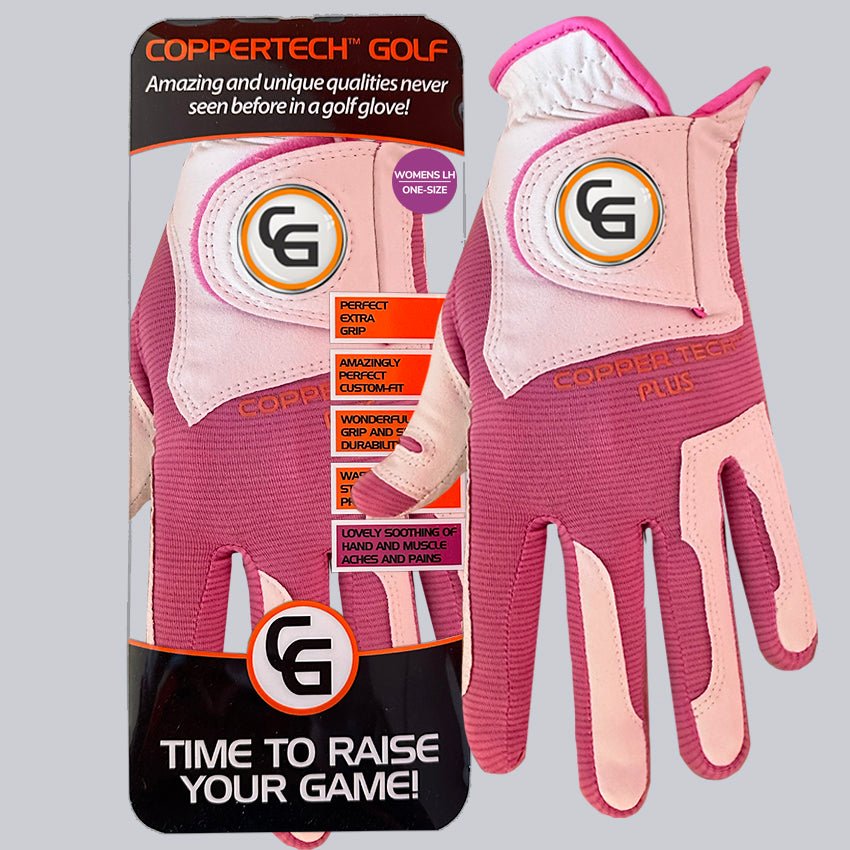 WHITE/PINK COPPERTECH PLUS ELITE GLOVE