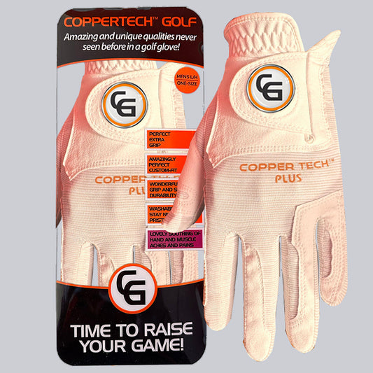 WHITE/WHITE COPPERTECH PLUS ELITE GRIP GLOVE