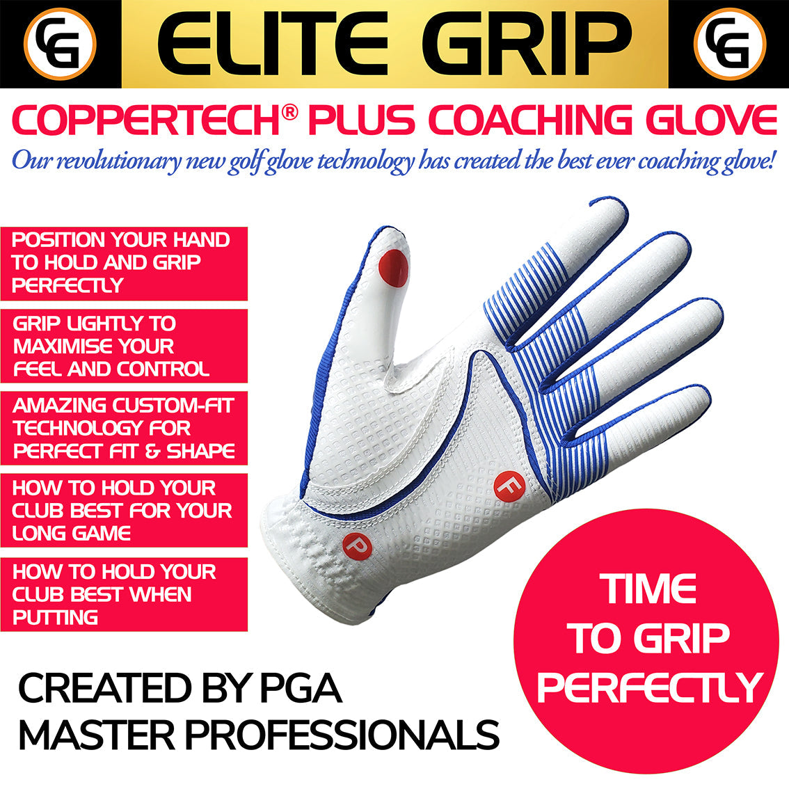 COPPERTECH PLUS ELITE GRIP COACHING GLOVE